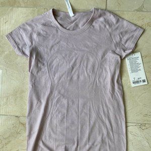 NWT Lululemon Swiftly Tech SS Crew Sz 8 Pink